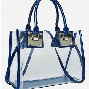 COPY - Clear Tote with Metal Detail